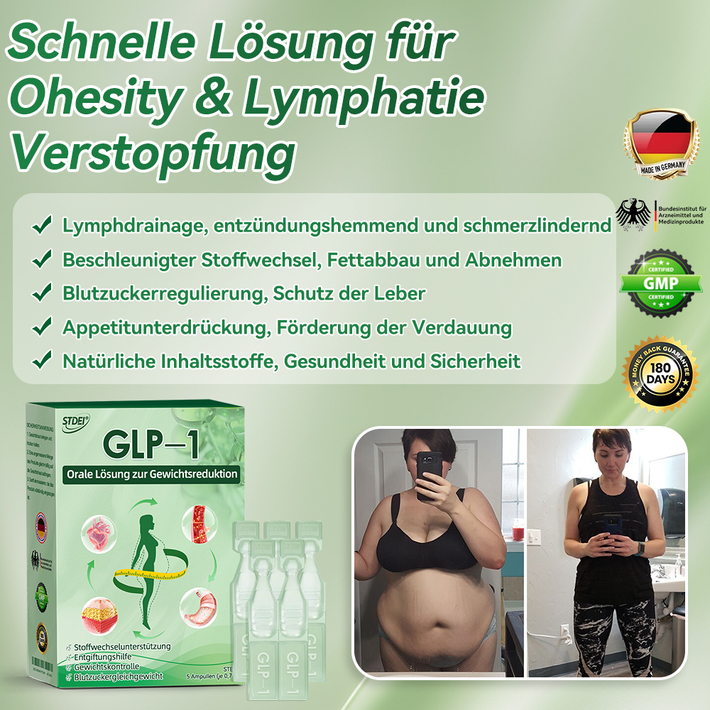 𝐒𝐓𝐃𝐄𝐈® 𝐆𝐋𝐏-𝟏 𝐎𝐫𝐚𝐥𝐞 𝐋ö𝐬𝐮𝐧𝐠 𝐳𝐮𝐫 𝐆𝐞𝐰𝐢𝐜𝐡𝐭𝐬𝐫𝐞𝐝𝐮𝐤𝐭𝐢𝐨𝐧 - 📘