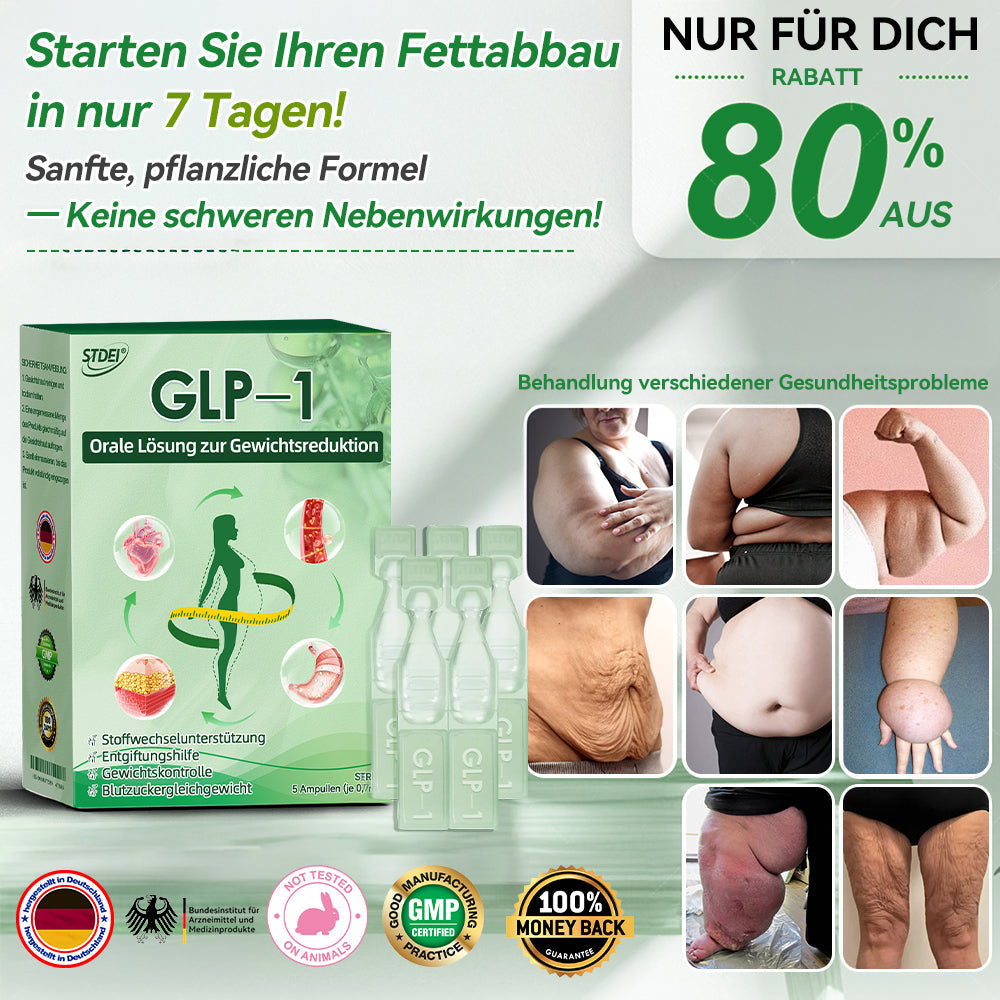 𝐒𝐓𝐃𝐄𝐈® 𝐆𝐋𝐏-𝟏 𝐎𝐫𝐚𝐥𝐞 𝐋ö𝐬𝐮𝐧𝐠 𝐳𝐮𝐫 𝐆𝐞𝐰𝐢𝐜𝐡𝐭𝐬𝐫𝐞𝐝𝐮𝐤𝐭𝐢𝐨𝐧 - 📘